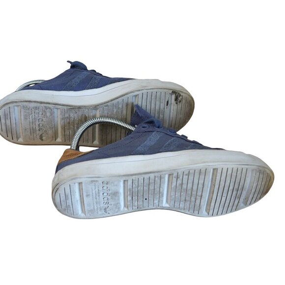 Adidas Courtvantage Blue Canvas Sneakers Womens‎ Size 7.5 - Picture 9 of 12